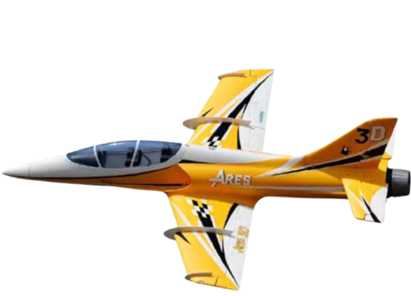 Freewing - Ares High Performance Sport Jet 3D 1156mm EDF 90mm 8S with thrust vector - PNP - Yellow