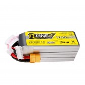 Gens ace    Tattu R-Line 22.2V 1700mAh 6S 95C Lipo Battery with XT60 Plug