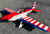 Legacy Aviation Super Chipmunk 80 ARF White - red - blue
