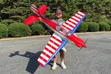 Extreme Flight  Chipmunk 80' ARF RED - White - Blue