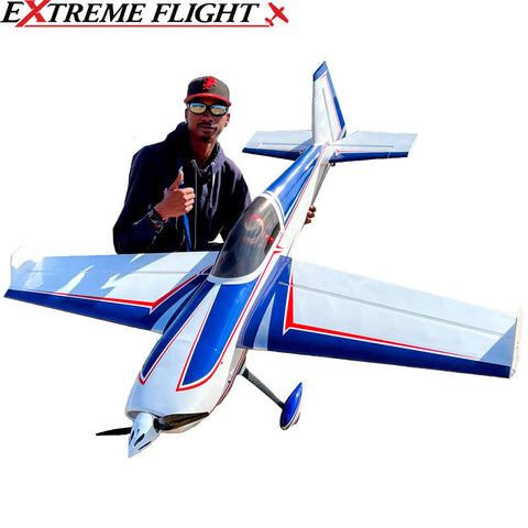Extreme Flight Extra 260   67"  white - blue scheme RXR