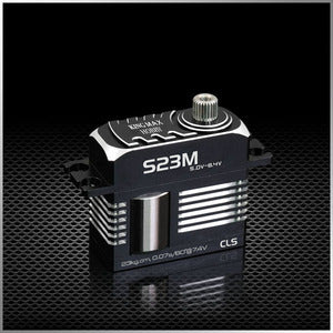 Kingmax 15mm HV midi servo S23M metal gear,  stall torque 23kg  - 0,06 sec / 60°