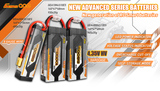 Gens ACE G-tech 6S 6800mah 100C HV 22.8V   with EC5 connector
