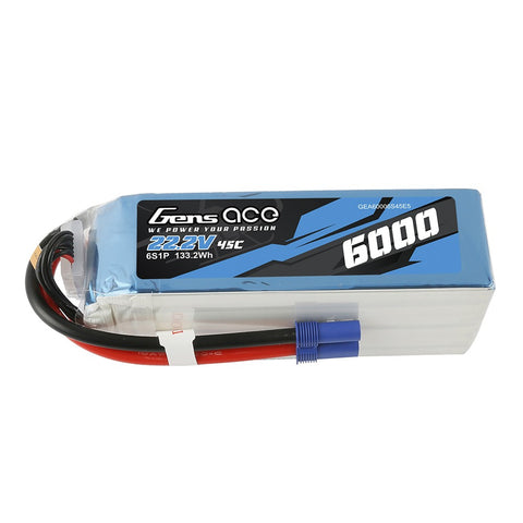 Gens ACE G-tech 6S 6000mah 45C with EC5 connector