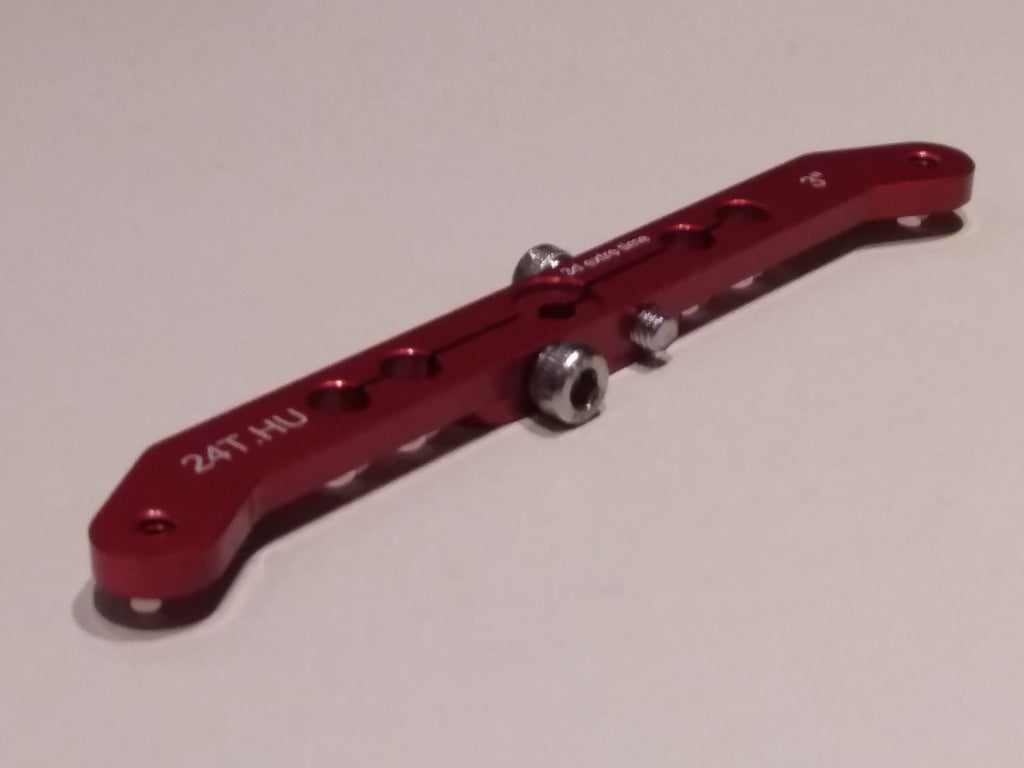 3" aluminium servo arm 24T for Hitec (Red color)