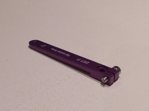 2" aluminium servo arm 25T for Futuba / Savox (Purple color)