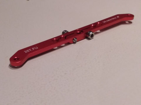 4" aluminium servo arm 25T for Futuba / Savox (Red color)
