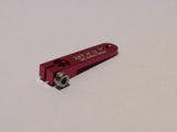 Set of 4 pcs 1,00" aluminium servo arm 24T for Hitec (Red color)