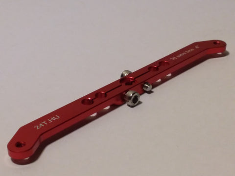 4" aluminium servo arm 25T for Hitec (Red color)