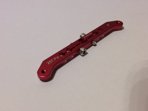 3" aluminium servo arm 25T for Futuba / Savox (Red color)