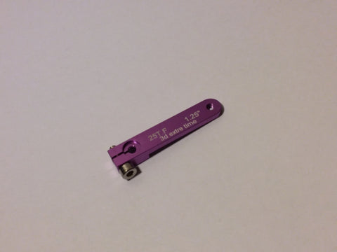 1,25" aluminium servo arm 25T for Futuba / Savox (Purple color)