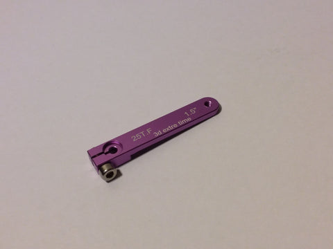 1,50" aluminium servo arm 25T for Futuba / Savox (Purple color)