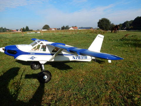 Legacy Aviation 84" Turbo Bushmaster - white/blue scheme - ARF