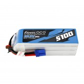 Gens ACE 6S 5100mah 80C with EC5 connector (760gr)