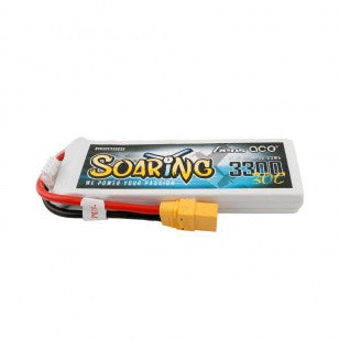 Gens ACE Soaring 3S 3300mAh 11.1V 30C 3S1P Lipo Battery Pack with XT90 plug