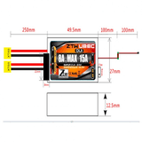 ZTW 15A max EXTERNAL BEC (UBEC) with double input / double output  (8A - 15A max)