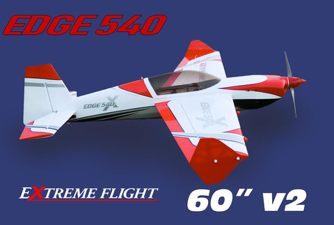 Extreme Flight Edge 540 EXP V2 60" Red/White scheme  - ARF