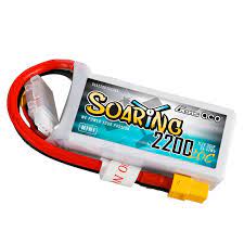 Gens ACE Soaring 3S 2200mAh 11.1V 20C 3S1P Lipo Battery Pack mini  with XT60 plug